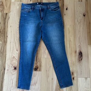 KUT from the Kloth | Donna High Rise Ankle Skinny Jean - Size 16